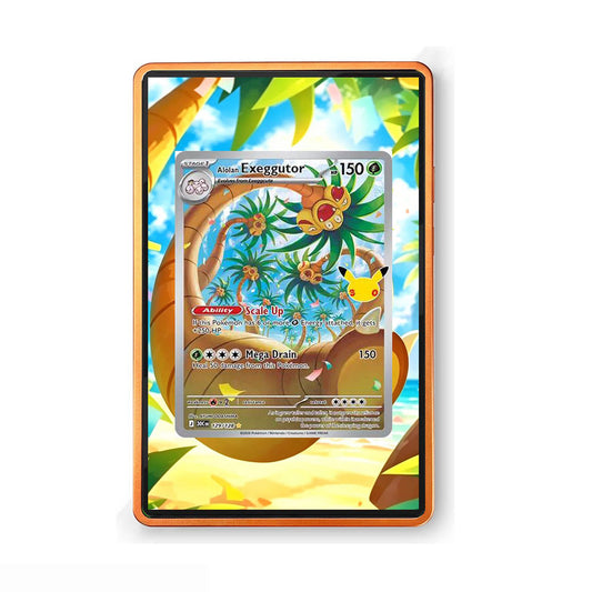 Alolan Exeggutor 129/128 30th Anniversary - Gradeguardian Extended Artwork For Psa / Cgc / Bgs / Tag-1