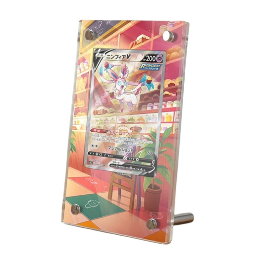 Sylveon V 184/203 Pokémon Extended Artwork Protective Card Display Case Psa/cgc/raw