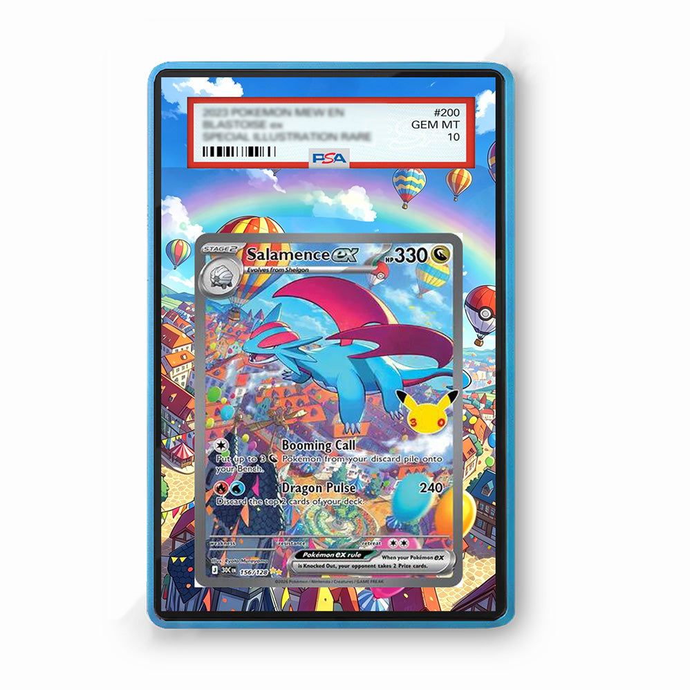 Salamence ex 156/128 30th Anniversary - Gradeguardian Extended Artwork For Psa / Cgc / Bgs / Tag-0
