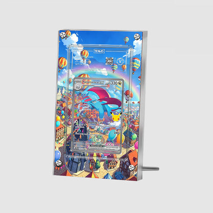 Salamence ex 156/128 30th Anniversary - Pokémon Extended Artwork Protective Card Display Case Psa/cgc/tag/raw-3
