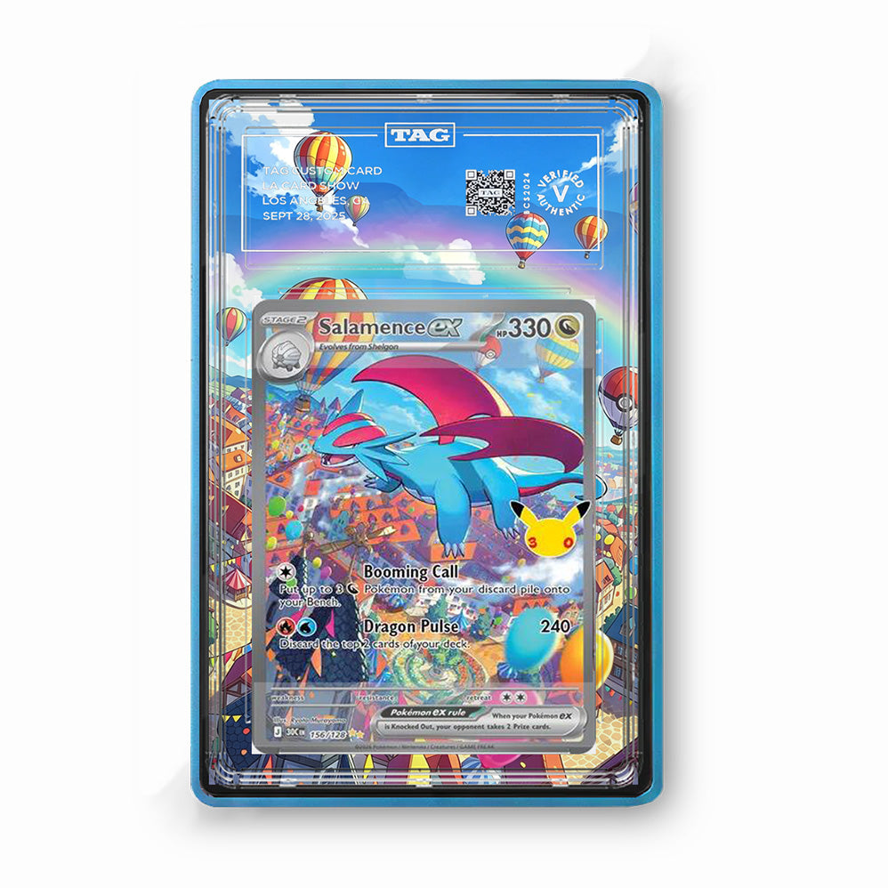 Salamence ex 156/128 30th Anniversary - Gradeguardian Extended Artwork For Psa / Cgc / Bgs / Tag-2