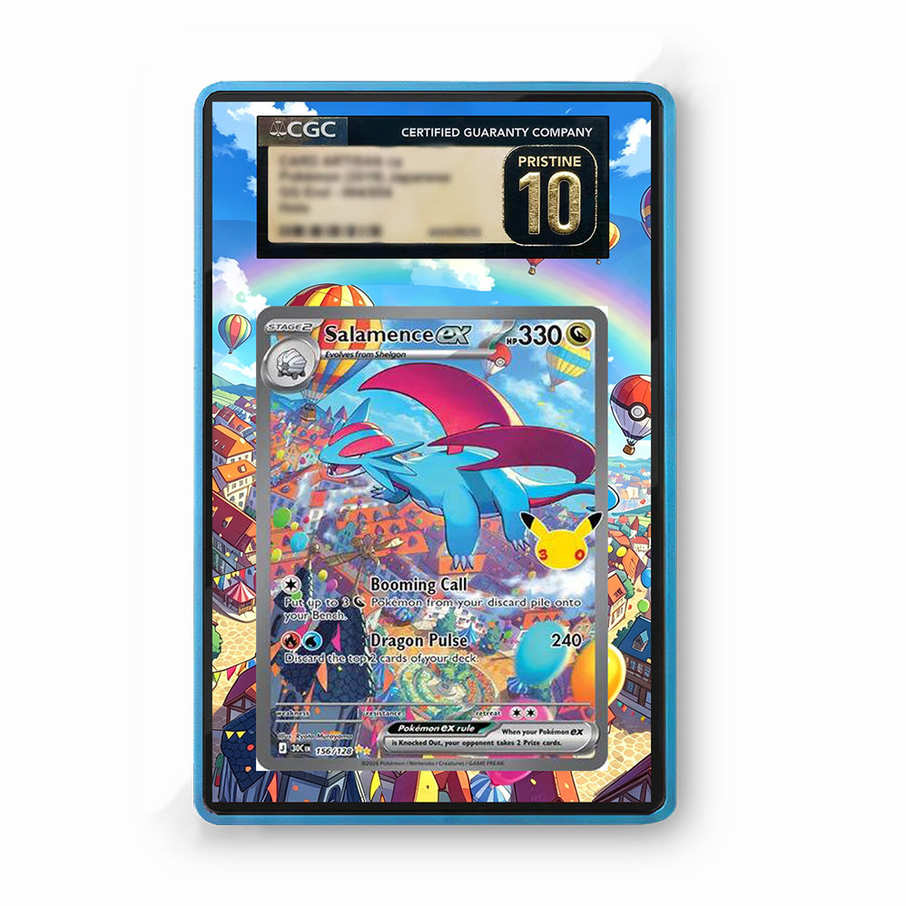 Salamence ex 156/128 30th Anniversary - Gradeguardian Extended Artwork For Psa / Cgc / Bgs / Tag-3