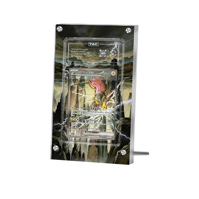Raikou ex 108/076 - Pokémon Extended Artwork Protective Card Display Case Psa/cgc/tag/raw-2