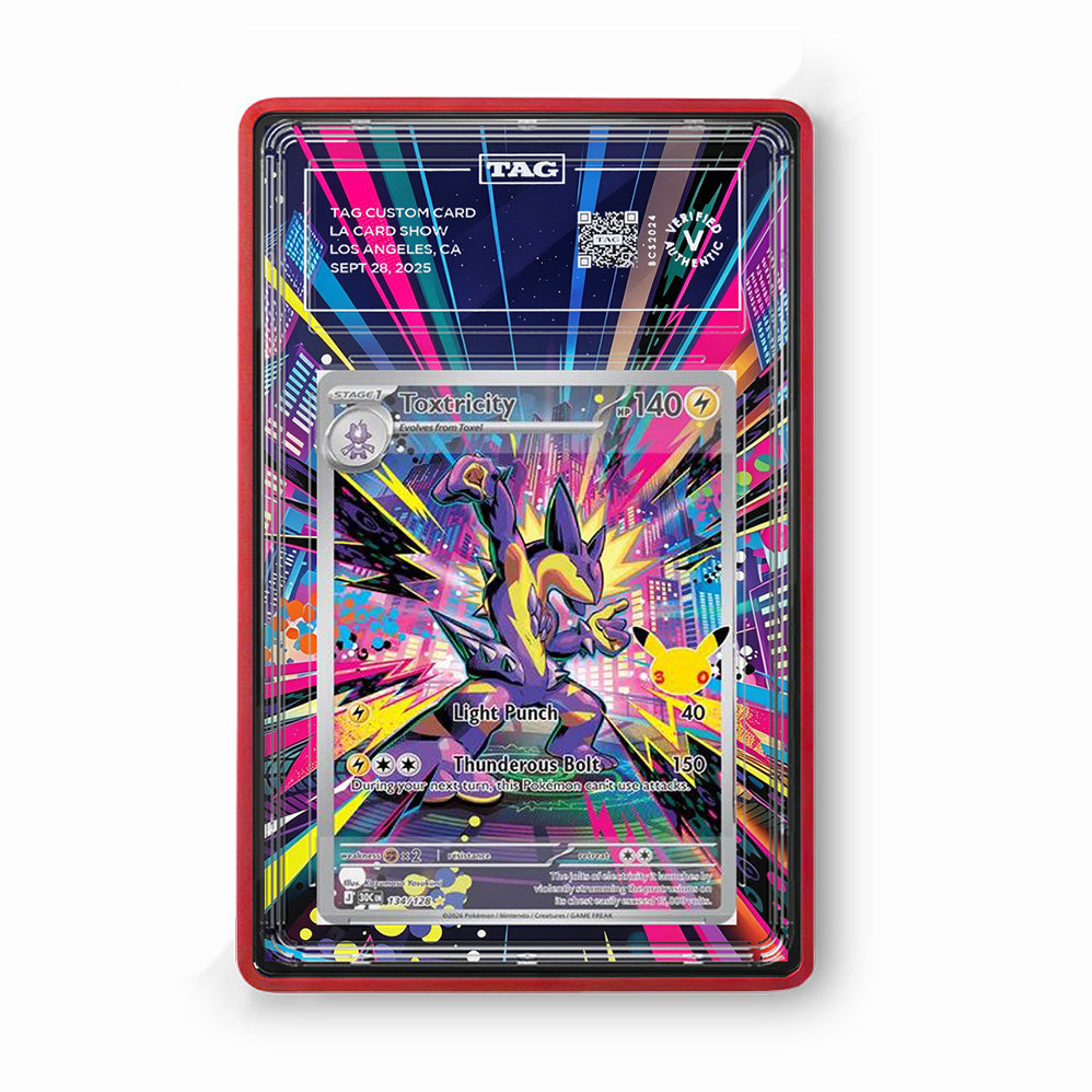 Toxtricity 134/128 30th Anniversary - Gradeguardian Extended Artwork For Psa / Cgc / Bgs / Tag-2