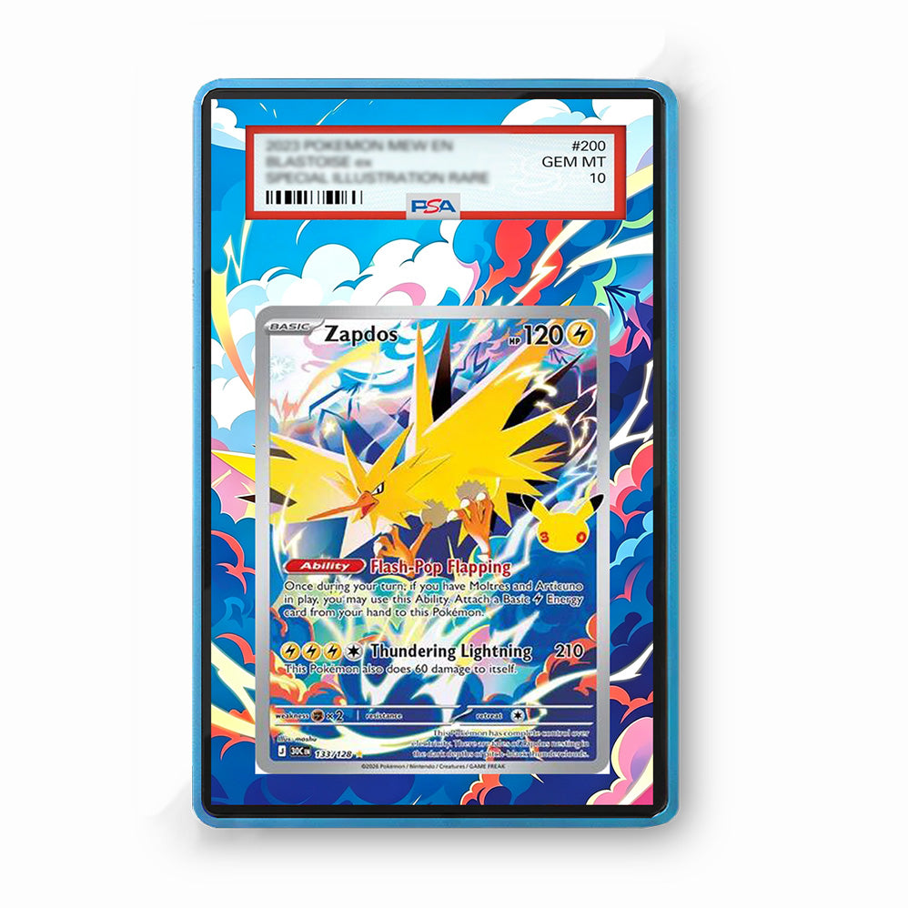 Zapdos 133/128 - Gradeguardian Extended Artwork For Psa / Cgc / Bgs / Tag-0