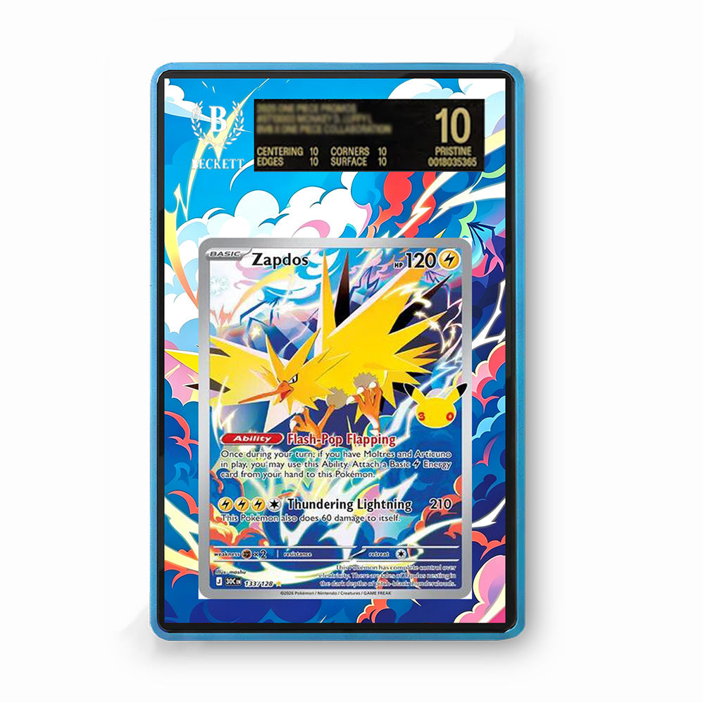 Zapdos 133/128 - Gradeguardian Extended Artwork For Psa / Cgc / Bgs / Tag-3