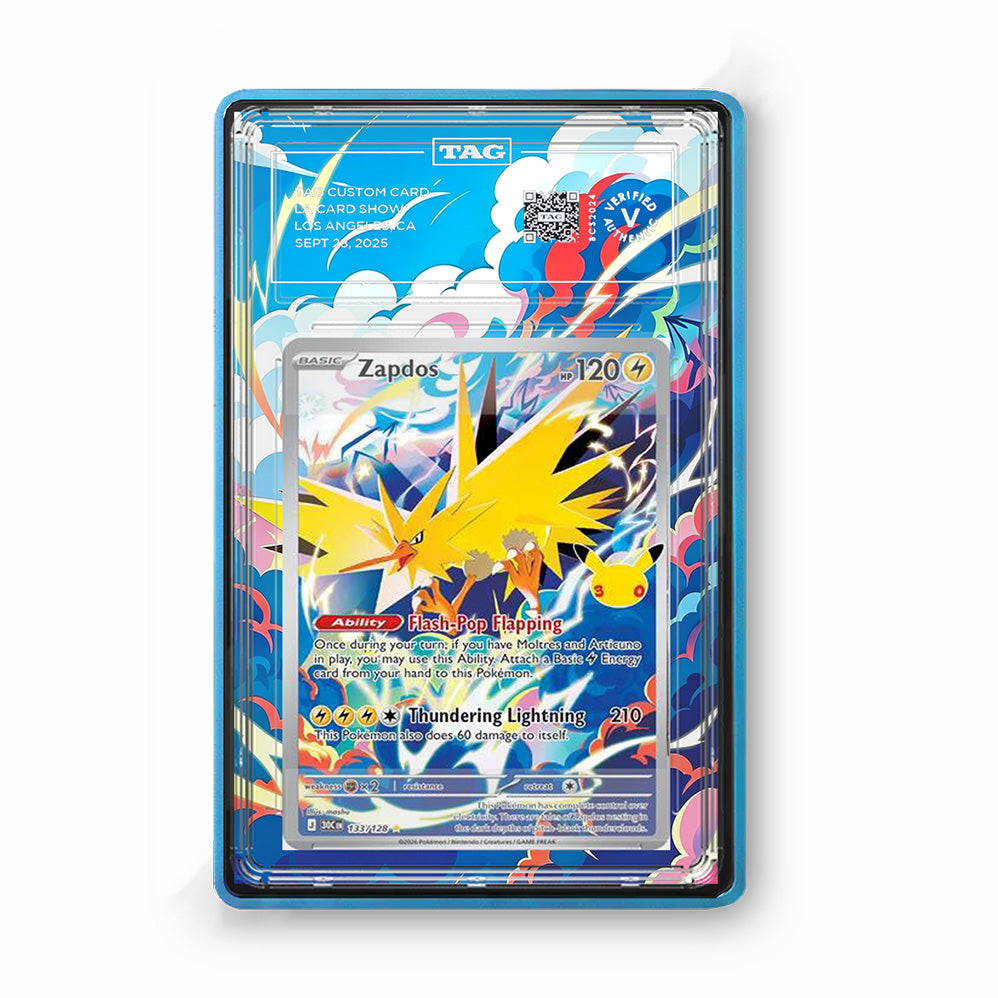 Zapdos 133/128 - Gradeguardian Extended Artwork For Psa / Cgc / Bgs / Tag-2
