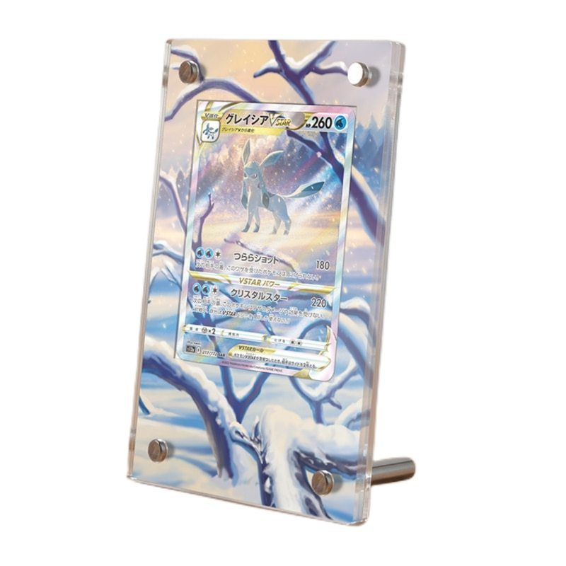 Glaceon VSTAR Gg40 Pokémon Extended Artwork Protective Card Display Case-0
