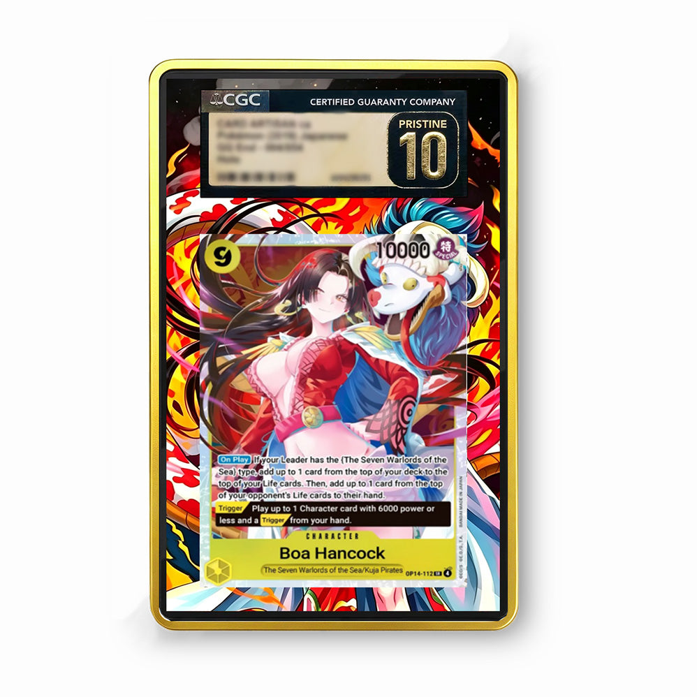 Boa Hancock (SR) OP14-112 - Gradeguardian Extended Artwork For Psa / Cgc / Bgs / Tag-4