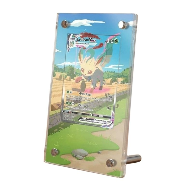 Leafeon VMAX 205/203 Pokémon Extended Artwork Protective Card Display Case Psa/cgc/raw-0