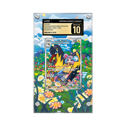 Iono's Kilowattrel - 104/100 - Pokémon CGC Extended Artwork Protective Card Display Case