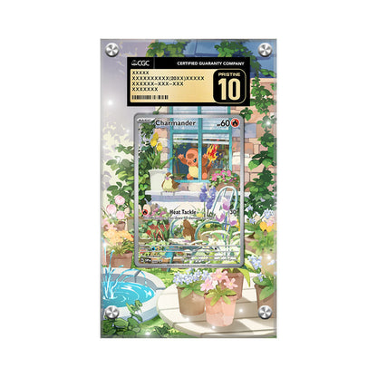 Charmander 044 - Pokémon CGC Extended Artwork Protective Card Display Case