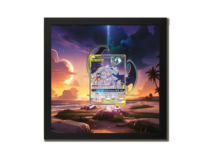 Solgaleo & Lunala-GX - 216/236 - Extended artwork Metal Frame