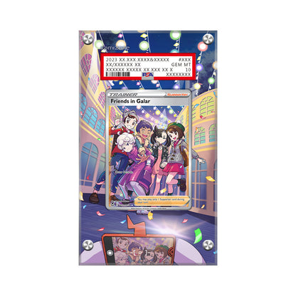 Friends In Galar Tg23 Pokémon Extended Artwork Protective Card Display Case Psa/cgc/raw-1
