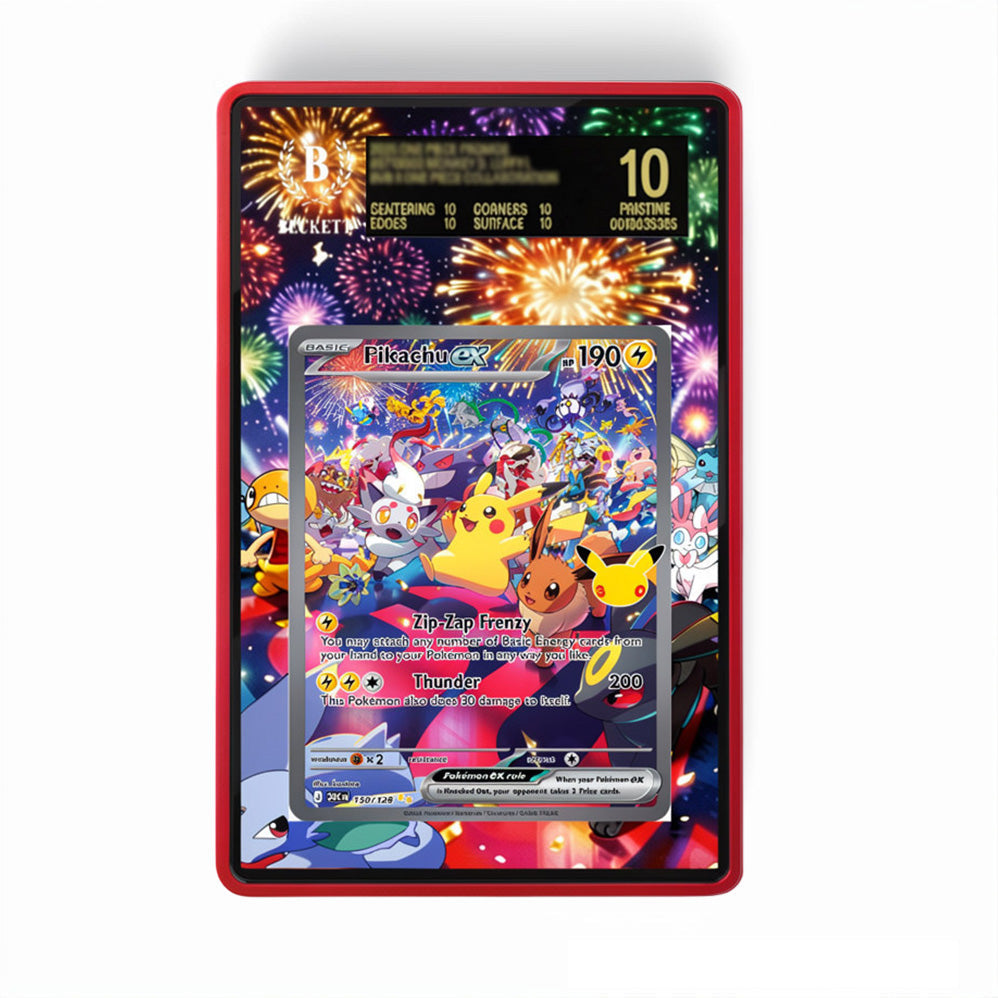 Pikachu ex 150/128 - Gradeguardian Extended Artwork For Psa / Cgc / Bgs / Tag-3