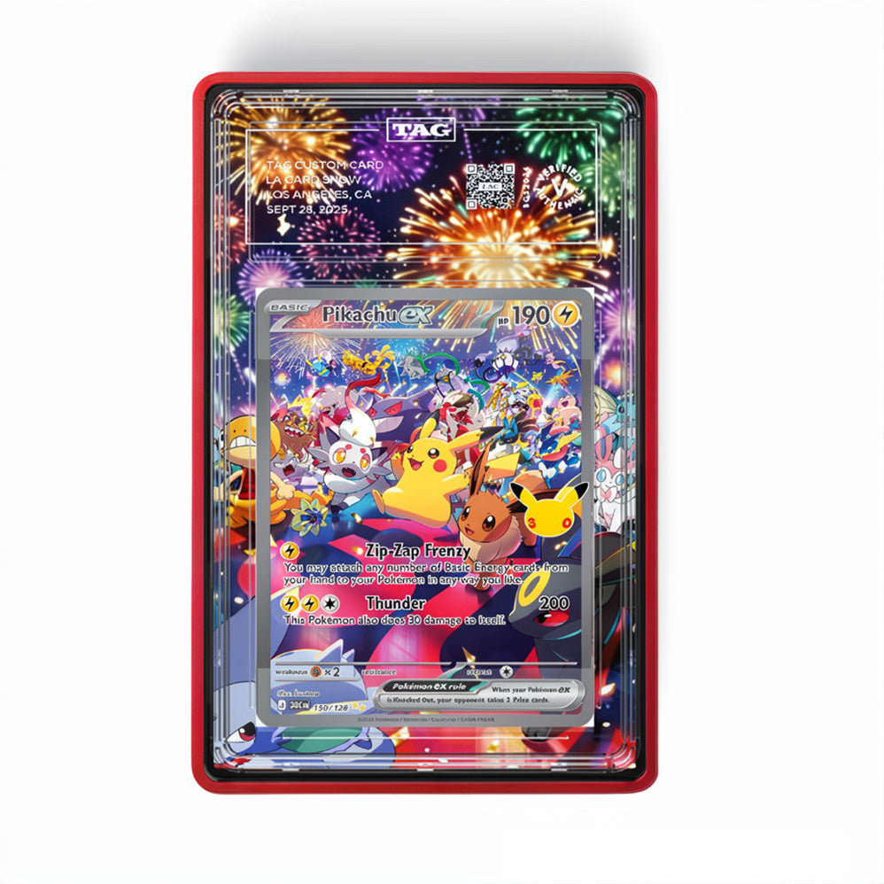 Pikachu ex 150/128 - Gradeguardian Extended Artwork For Psa / Cgc / Bgs / Tag-2