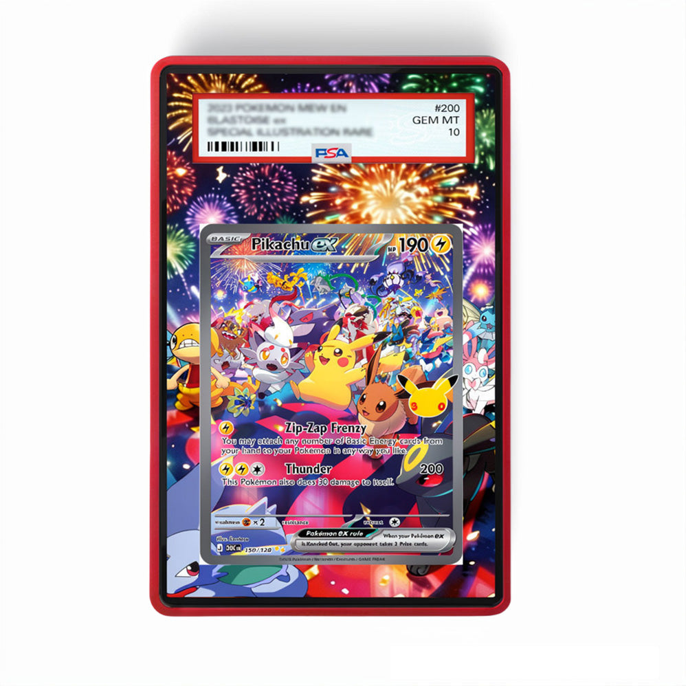 Pikachu ex 150/128 - Gradeguardian Extended Artwork For Psa / Cgc / Bgs / Tag-0