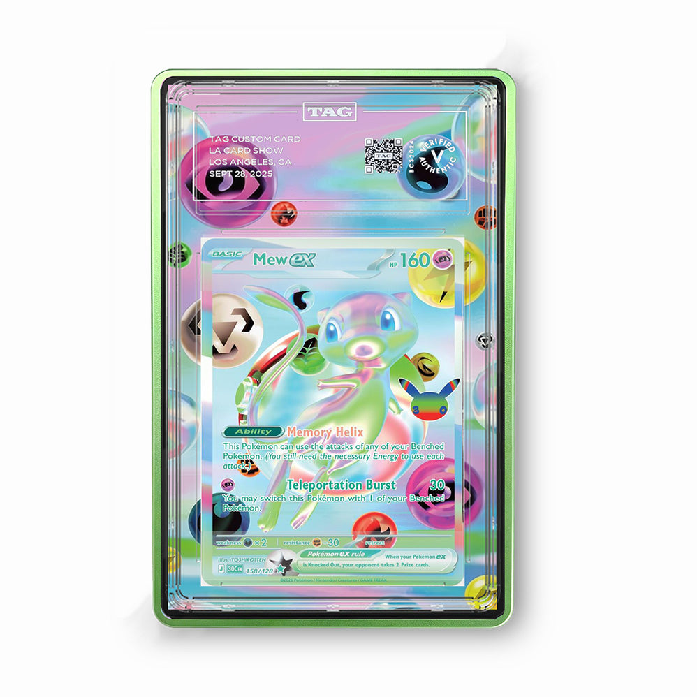 Mew EX 158/128 30th Anniversary - Gradeguardian Extended Artwork For Psa / Cgc / Bgs / Tag-2