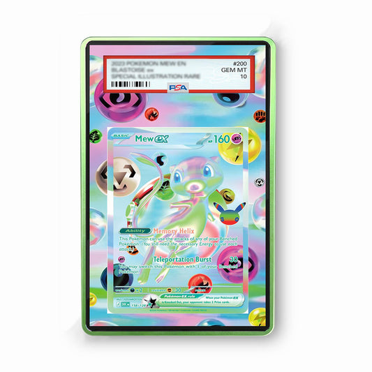 Mew EX 158/128 30th Anniversary - Gradeguardian Extended Artwork For Psa / Cgc / Bgs / Tag-0