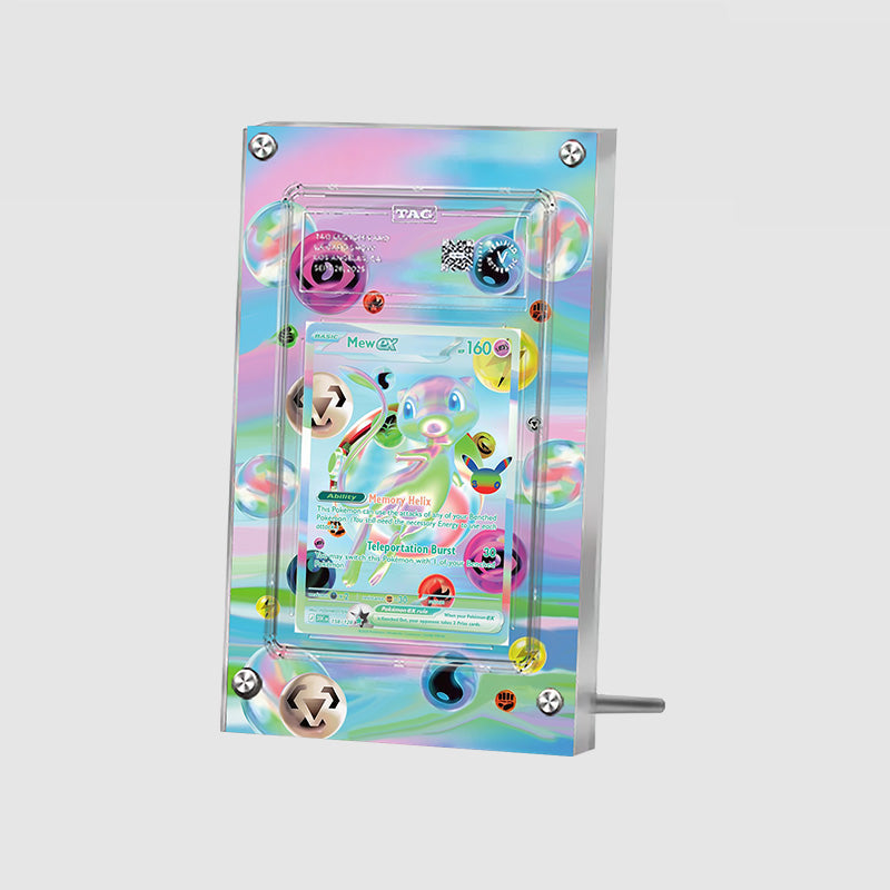 Mew EX 158/128 30th Anniversary - Pokémon Extended Artwork Protective Card Display Case Psa/cgc/tag/raw-3