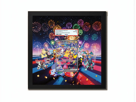 Pikachu 150/128 30th Anniversary - Extended Artwork Metal Frame-1