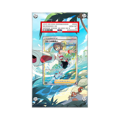 Korrina's Focus 160/163 Pokémon Extended Artwork Protective Card Display Case Psa/cgc/raw-1