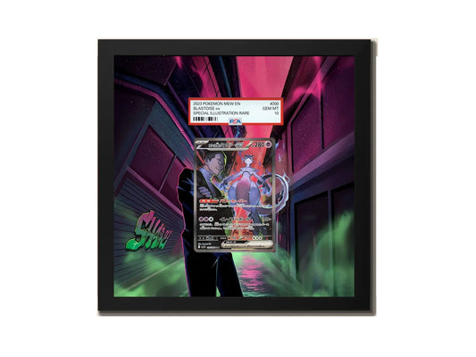 Team Rocket's Mewtwo ex 125/098 - Extended artwork Metal Frame