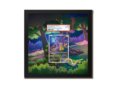 Pikachu & Gengar 172/151 - Extended artwork Metal Frame