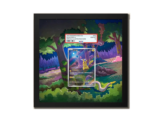 Pikachu & Gengar 172/151 - Extended artwork Metal Frame