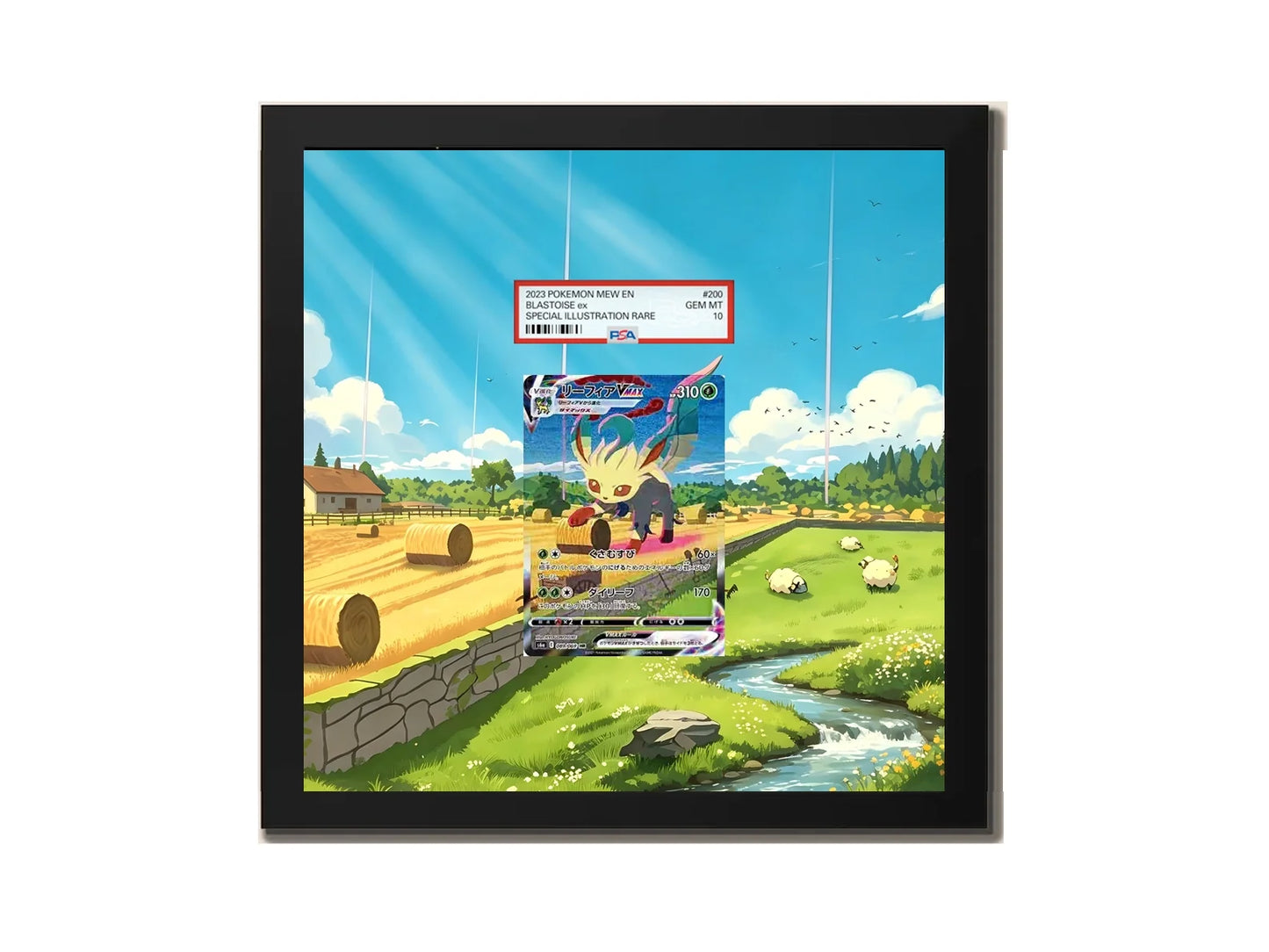 Leafeon VMAX – 205/203 - Extended artwork Metal Frame