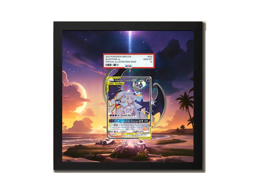Solgaleo & Lunala-GX - 216/236 - Extended artwork Metal Frame