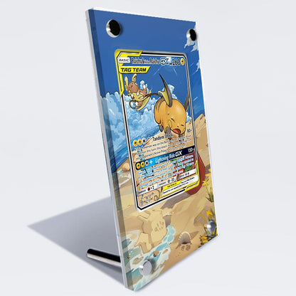 Raichu & Alolan Raichu GX 221/236 Pokémon Extended Artwork Protective Card Case