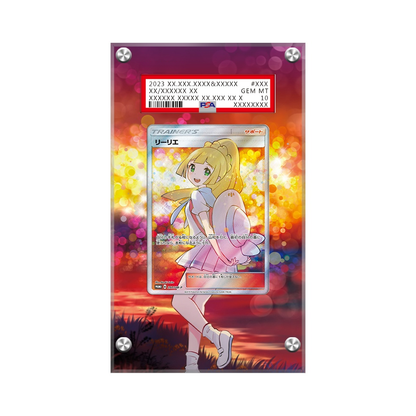 Lillie (japanese) 397/sm Pokémon Extended Artwork Protectiv Card Display Case Psa/cgc/raw-1