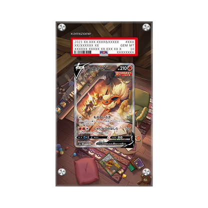 Flareon V Swsh179 Pokémon Extended Artwork Protective Card Display Case Psa/cgc/raw-1