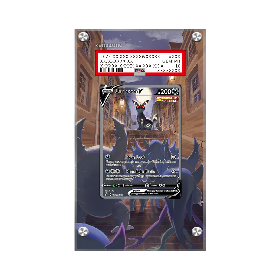 Umbreon V 189/203 Pokémon Extended Artwork Protective Card Display Case Psa/cgc/raw-1