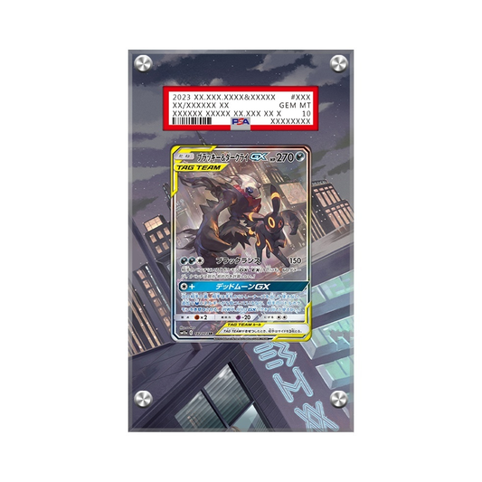 Umbreon & Darkrai GX Sm241 Pokémon Extended Artwork Protective Card Display Case Psa/cgc/raw