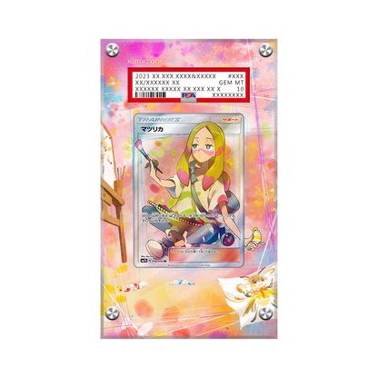 Mina 211/214 Pokémon Extended Artwork Protective Card Display Case Psa/cgc/raw-1