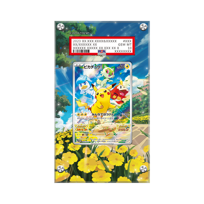 Pikachu (027) Pokémon Extended Artwork Protective Card Display Case Psa/cgc/raw-1