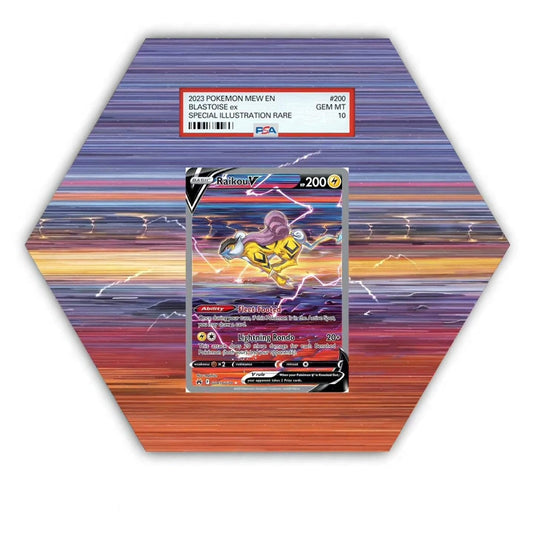 Raikou V GG41/GG70 - Pokémon OctaX Extended Artwork Protective Card Wall Display Case