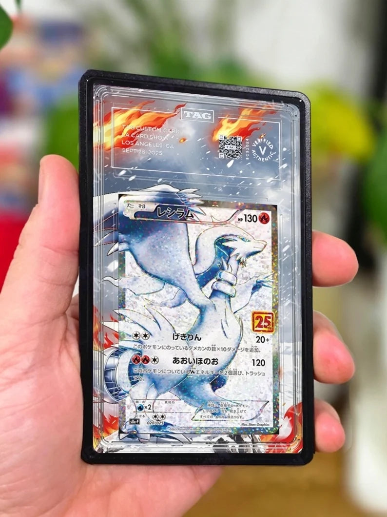 Reshiram P 020/025 - Gradeguardian Extended Artwork For Psa / Cgc / Bgs / Tag