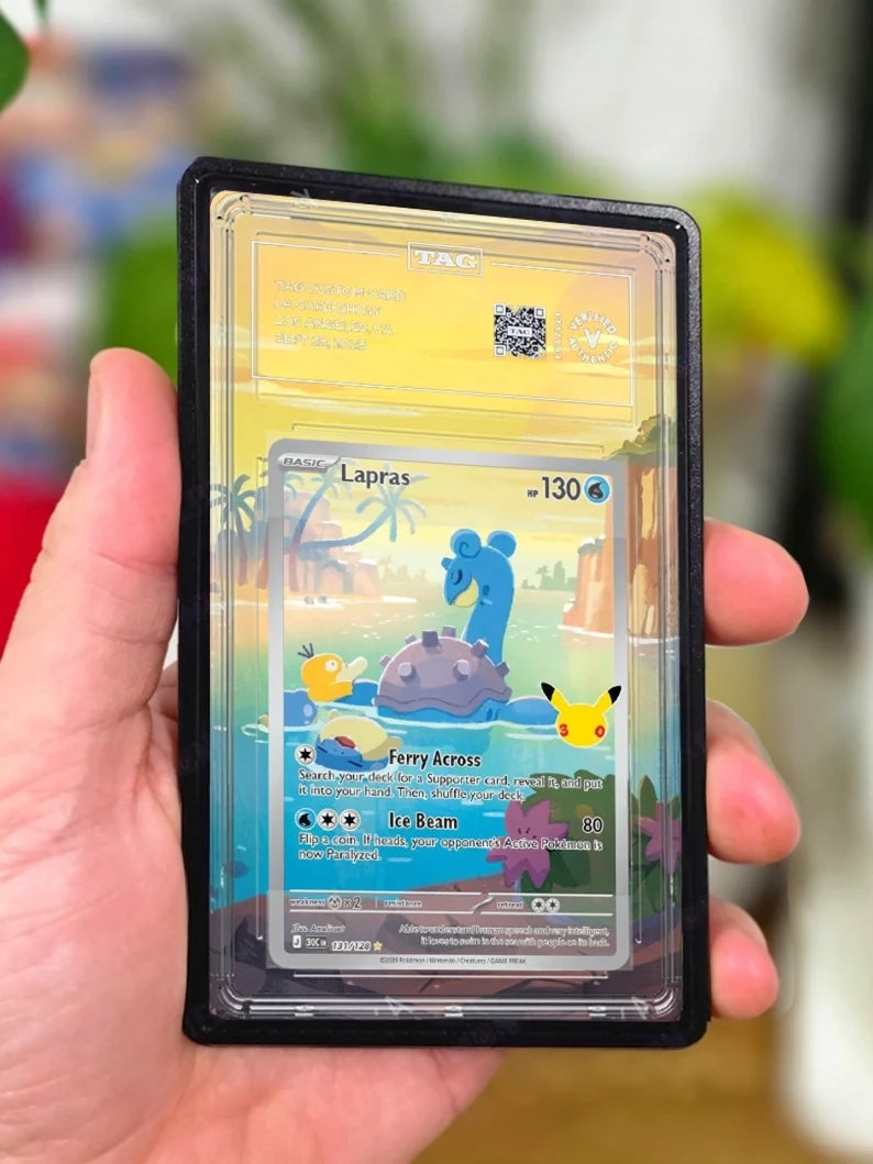 Lapras - Me: 30th - Gradeguardian Extended Artwork For Psa / Cgc / Bgs / Tag