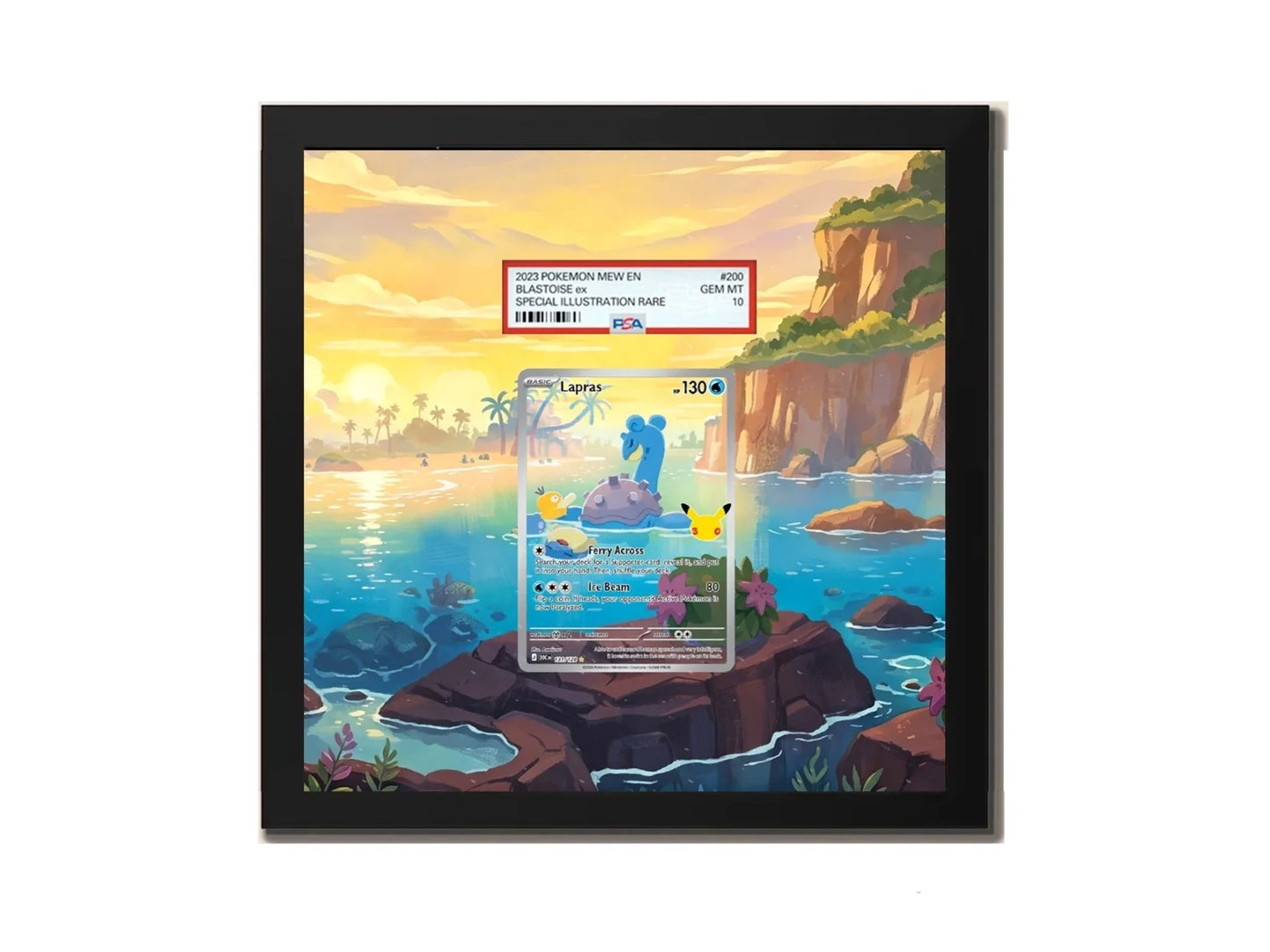 Lapras - ME: 30th - Extended artwork Metal Frame