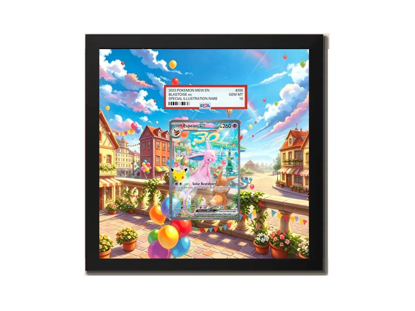 Espeon EX 108 - Extended Artwork Metal Frame